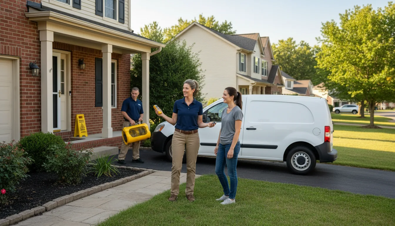 Water restoration image for Mold Remediation in Walling, TN